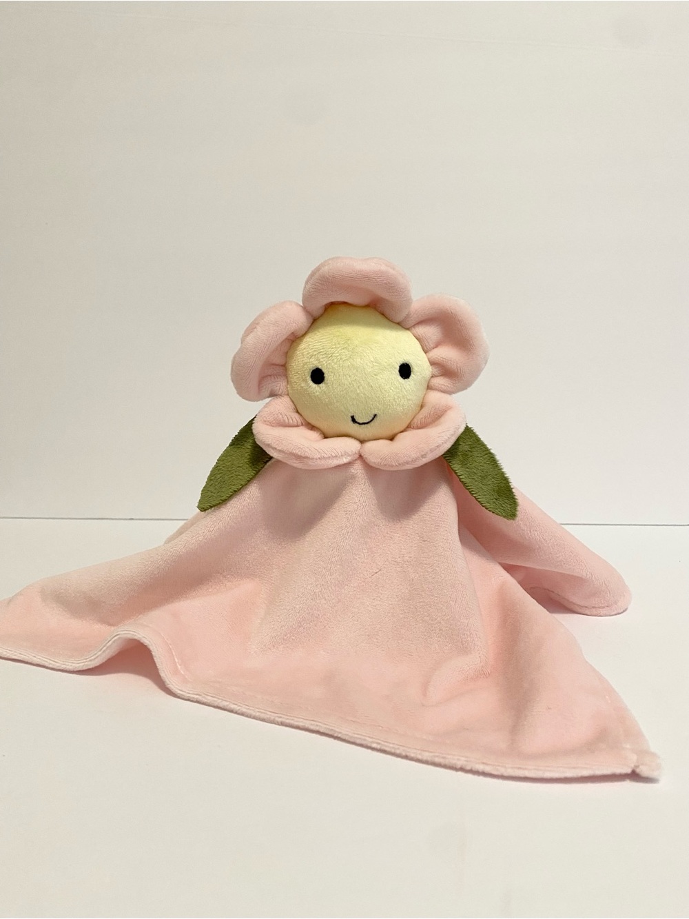 George Flower Lovey Pink Girl Baby Security Blanket Plush Walmart Toy 12”